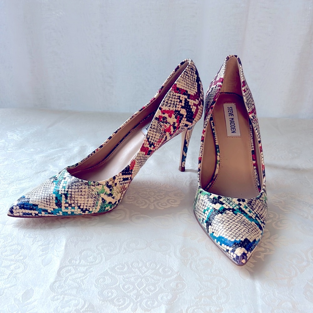 Steve Madden Snakeskin Heels